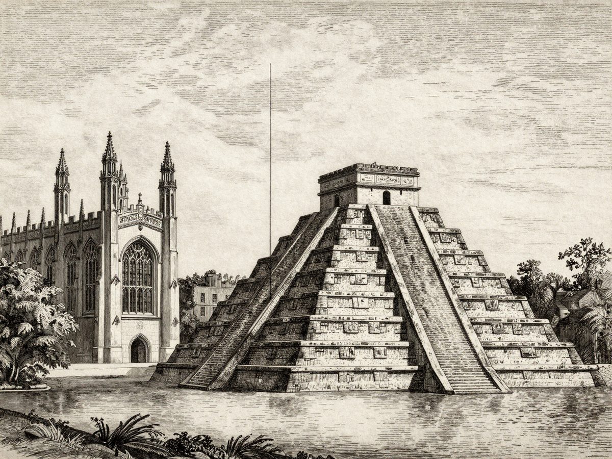 Oxford et une pyramide aztèque, face à face. On y enseignait depuis deux siècles quand Tenochtitlan posait sa première pierre.